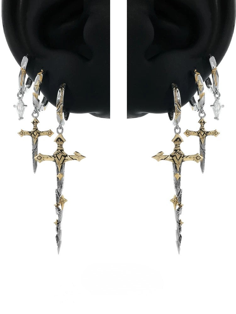 Knight Sword Earrings02