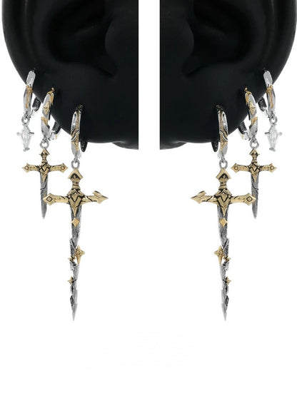 Knight Sword Earrings02