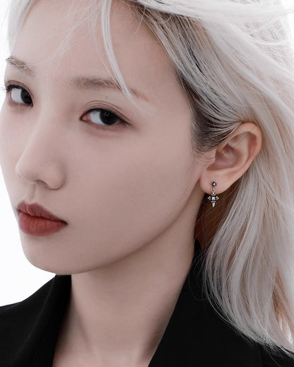 Iris Cross Earrings 01
