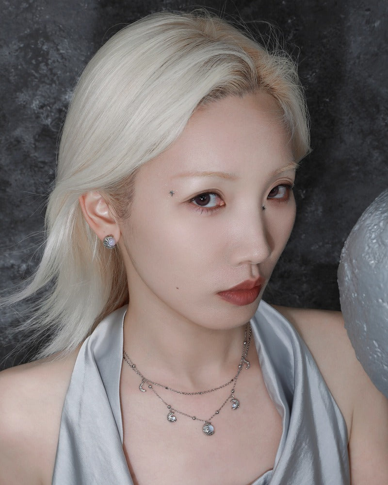 Lunar Eclipse Layer Necklace