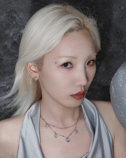 Lunar Eclipse Layer Necklace