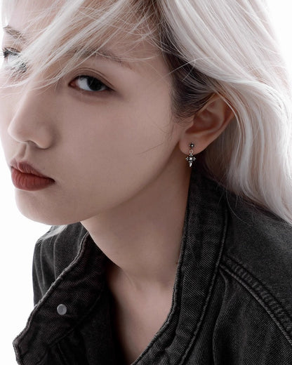 Iris Cross Earrings 01