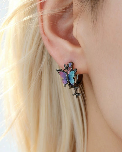 Butterfly Dance Gradient Earrings 01