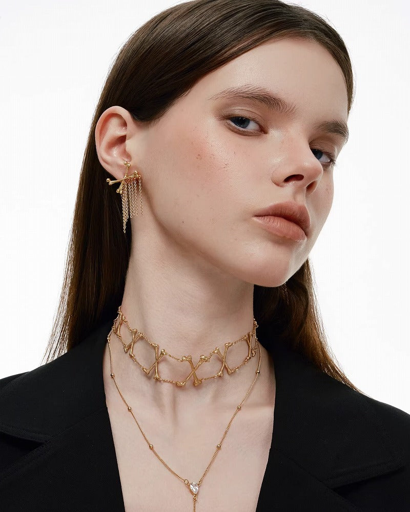 Butterfly Bone Symbiosis Choker & Necklace