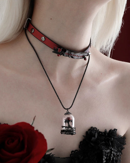 Twilight Rose Necklace