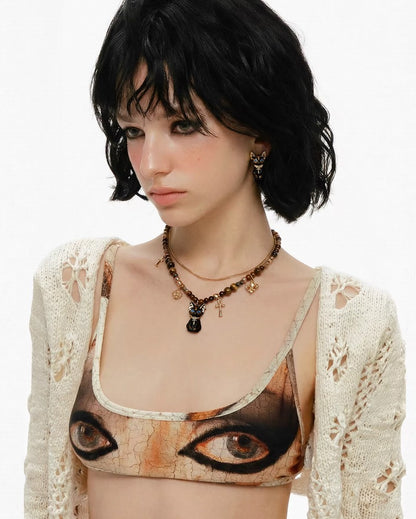 Pharaoh Egyptian Cat Necklace 03