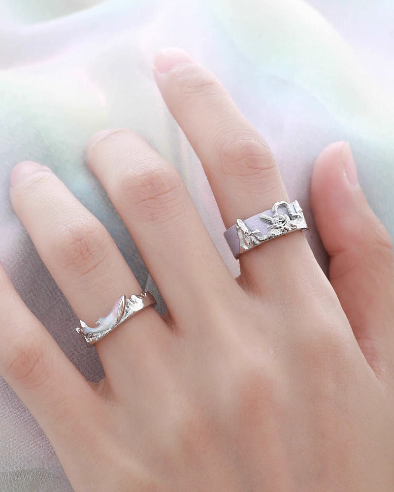 Atlantis Whale Open Ring