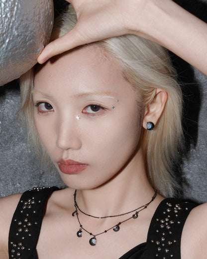 Lunar Eclipse Layer Necklace