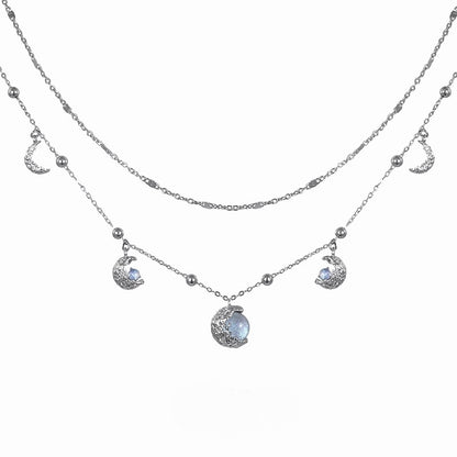 Lunar Eclipse Layer Necklace