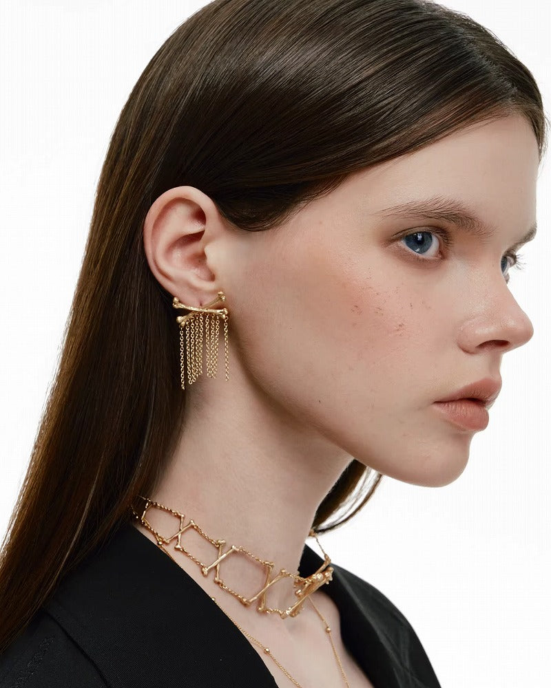 Butterfly Bone Symbiosis Earrings