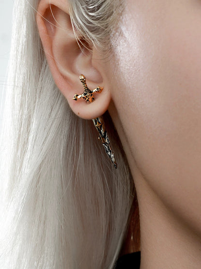 Knight Sword Earrings01