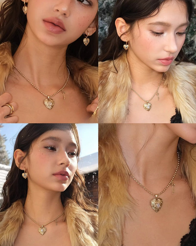 Locked Heart's Whisper Necklace 05