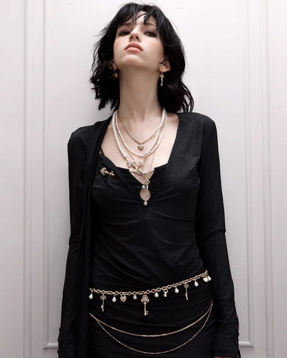 Locked Heart's Whisper Waist Chain 02