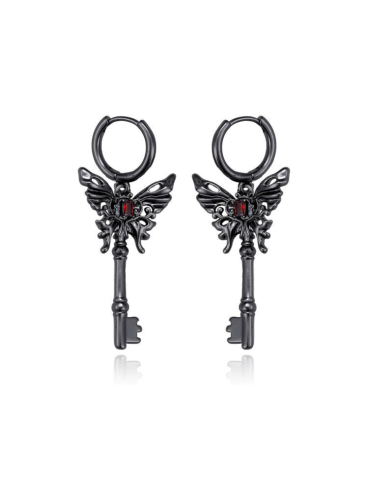 Butterfly Key Earrings