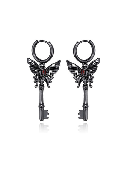 Butterfly Key Earrings