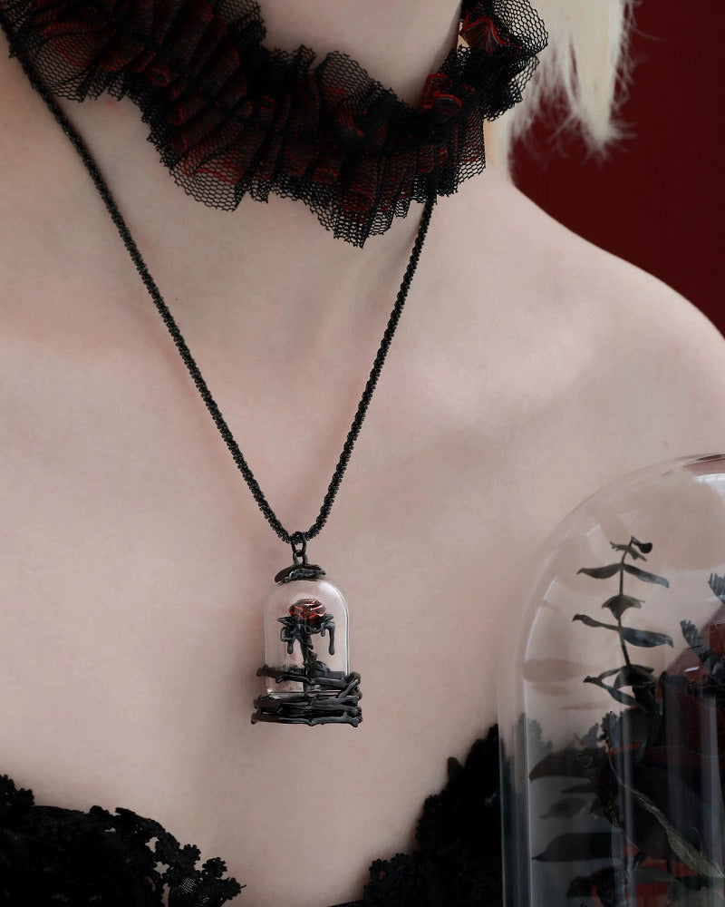 Twilight Rose Necklace