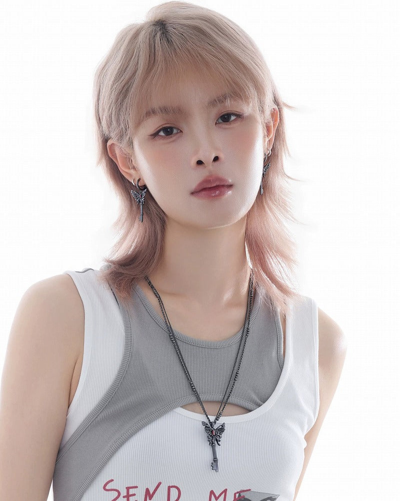 Butterfly Key Necklace