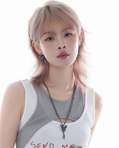 Butterfly Key Necklace