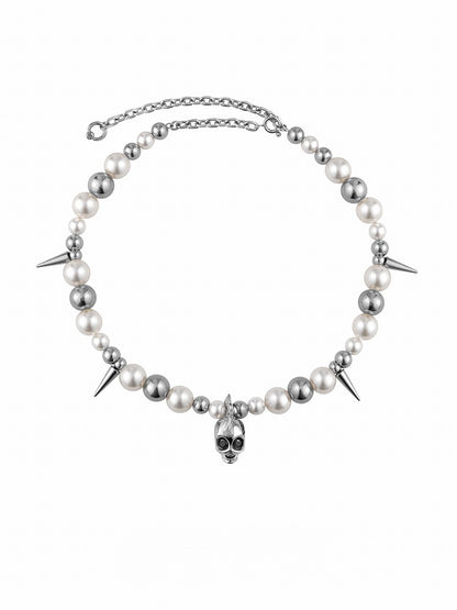 Deep Sea Echo Skull Necklace