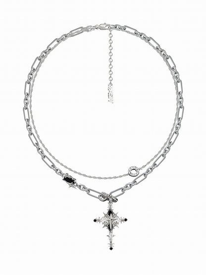Star Attraction Cross Necklace