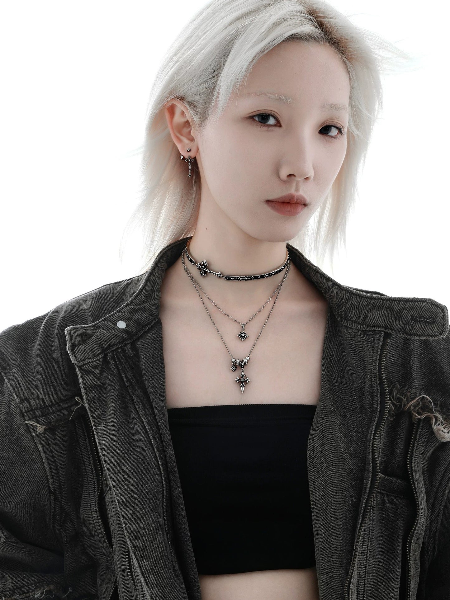 Iris Double-layer Necklace