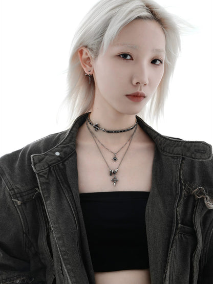 Iris Double-layer Necklace