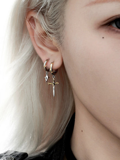 Knight Sword Earrings02