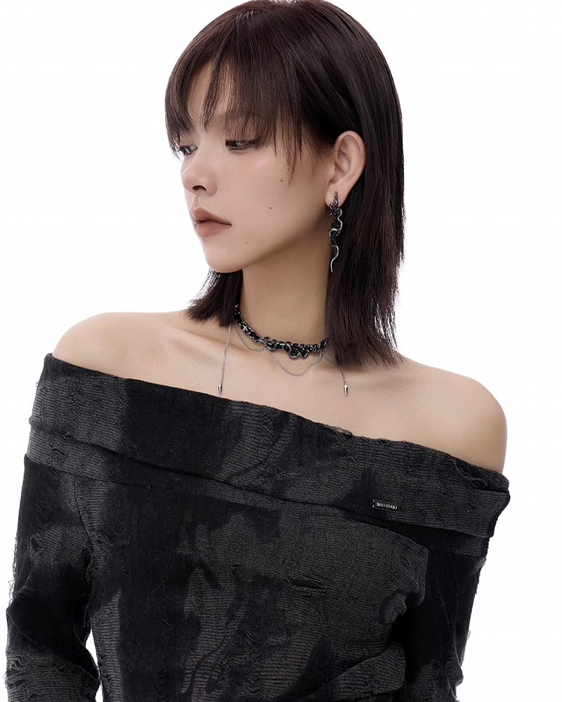 Jormungandr Snake Earrings