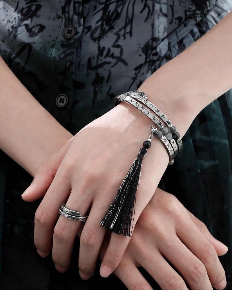 Monologue Retro Open Ring 02