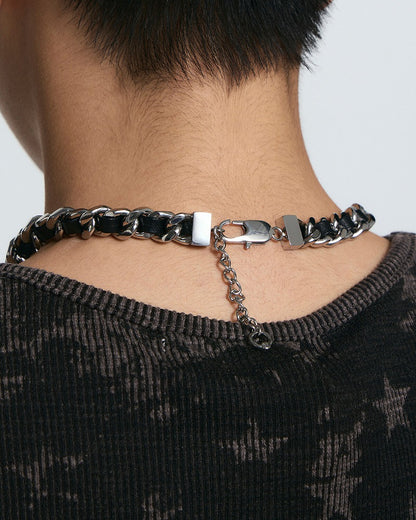 Vinyl Wave Star Necklace