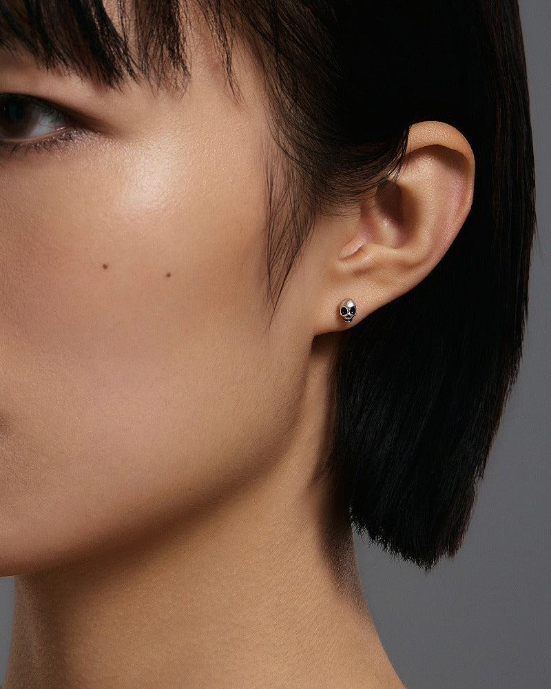 Mini Punk Skull Earrings