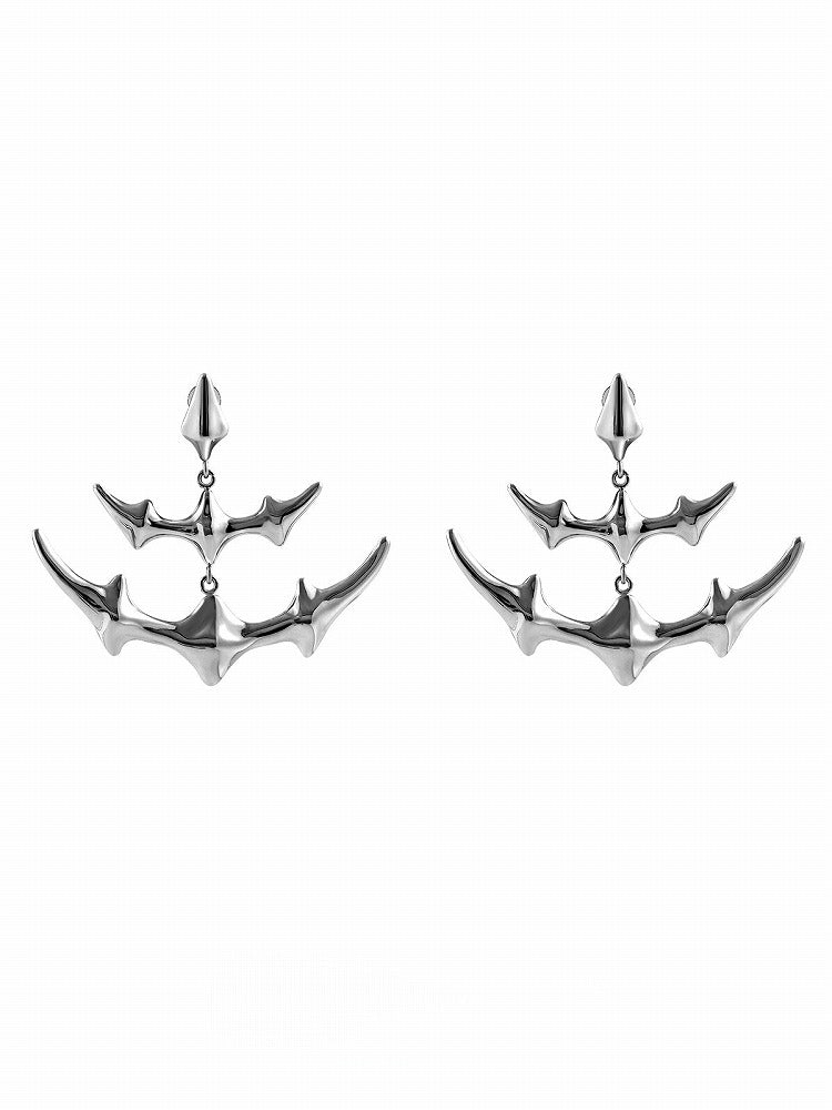 Deep Sea Echo Fish Bone Earrings