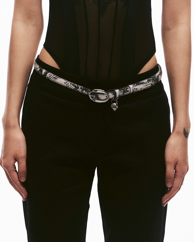 Deep Sea Echo Skull Snake Belt