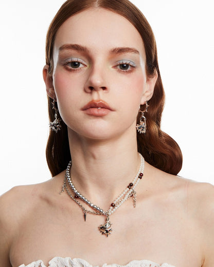 Heart Spike Layer Necklace