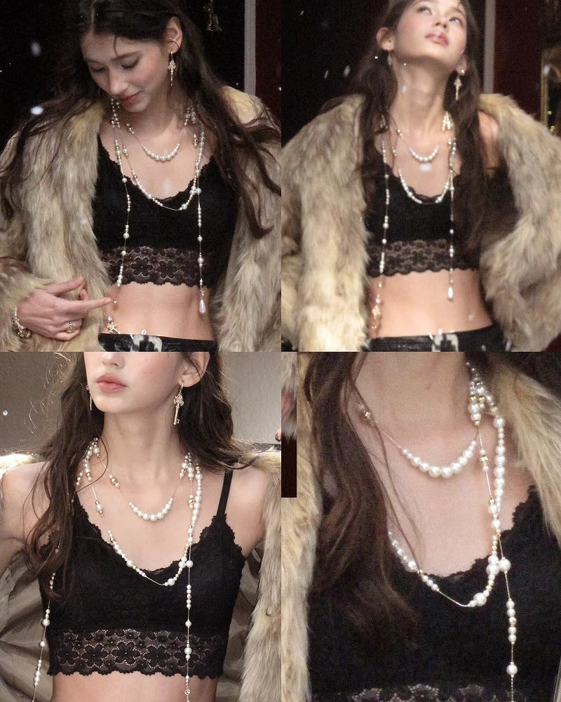 ok SUMIYAKI Locked Heart's Whisper Tassel Necklace