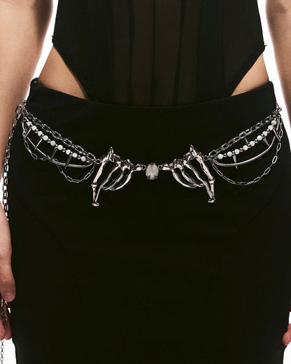 Deep Sea Echo Fish Bone Waist Chain