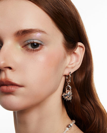 Heart Spike Earrings