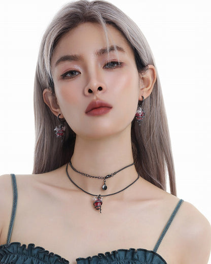 Spirit Heart Snake Necklace