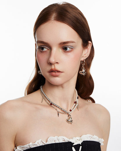 Heart Spike Layer Necklace