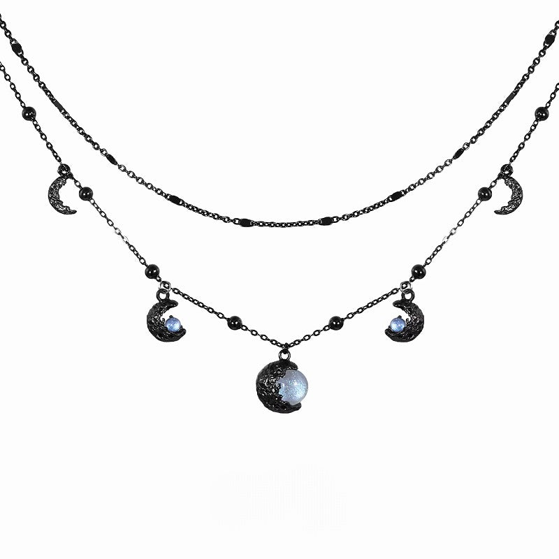 Lunar Eclipse Layer Necklace