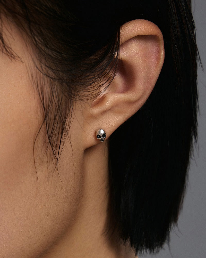 Mini Punk Skull Earrings
