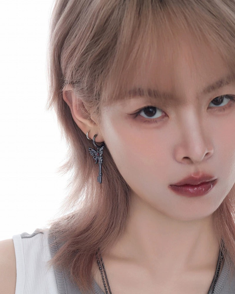 Butterfly Key Earrings