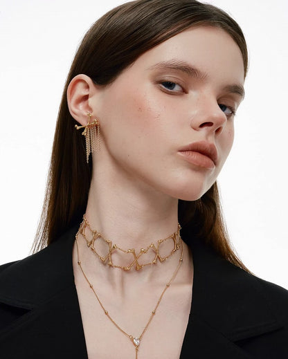 Butterfly Bone Symbiosis Earrings