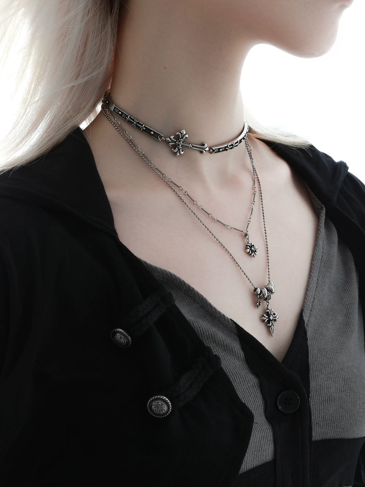 Iris Double-layer Necklace