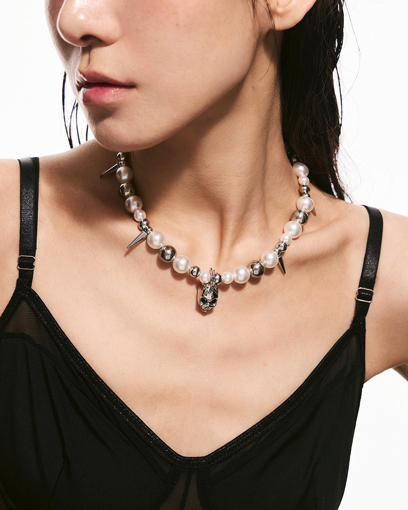 Deep Sea Echo Skull Necklace