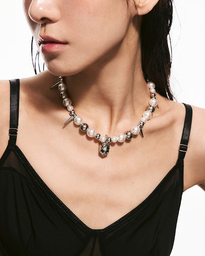 Deep Sea Echo Skull Necklace