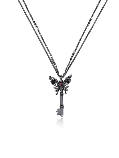 Butterfly Key Necklace
