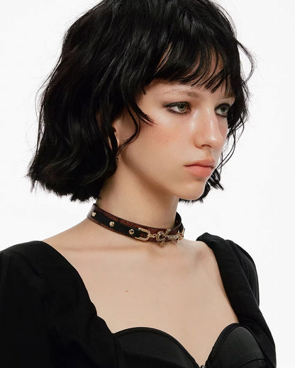 Key of Life Cross Choker 02