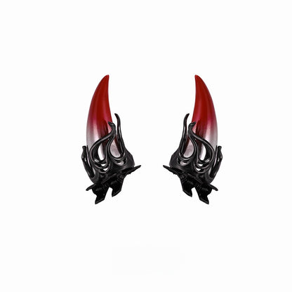 Devil Cat and Dog Horn Hair Clips