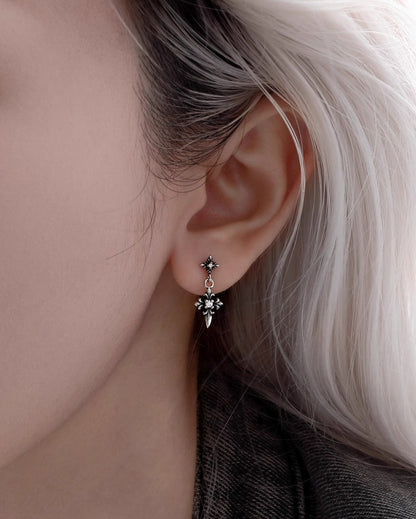 Iris Cross Earrings 01